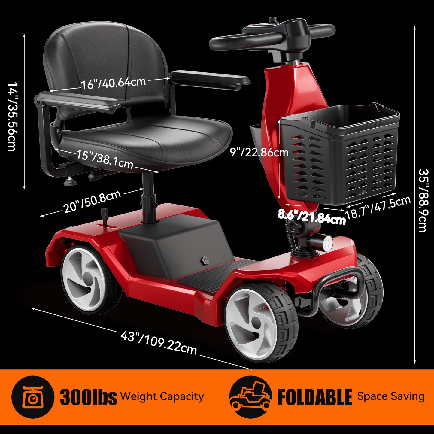 HomyKing Mobility Scooter